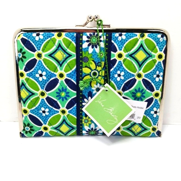 VERA BRADLEY Hugs & Kisses Photo Holder 2008 Daisy Daisy Pattern NWT - Picture 2 of 8